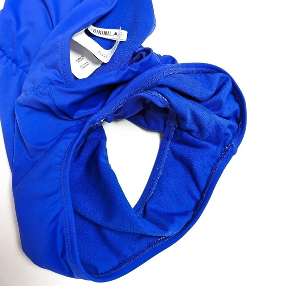 Bikini Lab Scrunch Bottom One-Piece Swimsuit Medium M - Picture 6 of 6